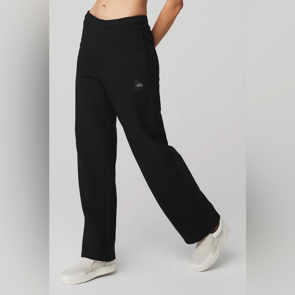 Alo Yoga Renown Heavyweight Sweatpants black